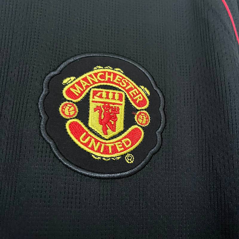 Maglia Retro Manchester United Third 2007/08 Maniche Lunghe--4