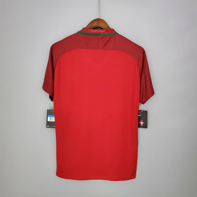 Camiseta Retro Portugal Primera Equipación 2016--1