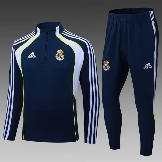 Chándal de Entrenamiento Real Madrid con Media Cremallera 2025/26 Azul Real