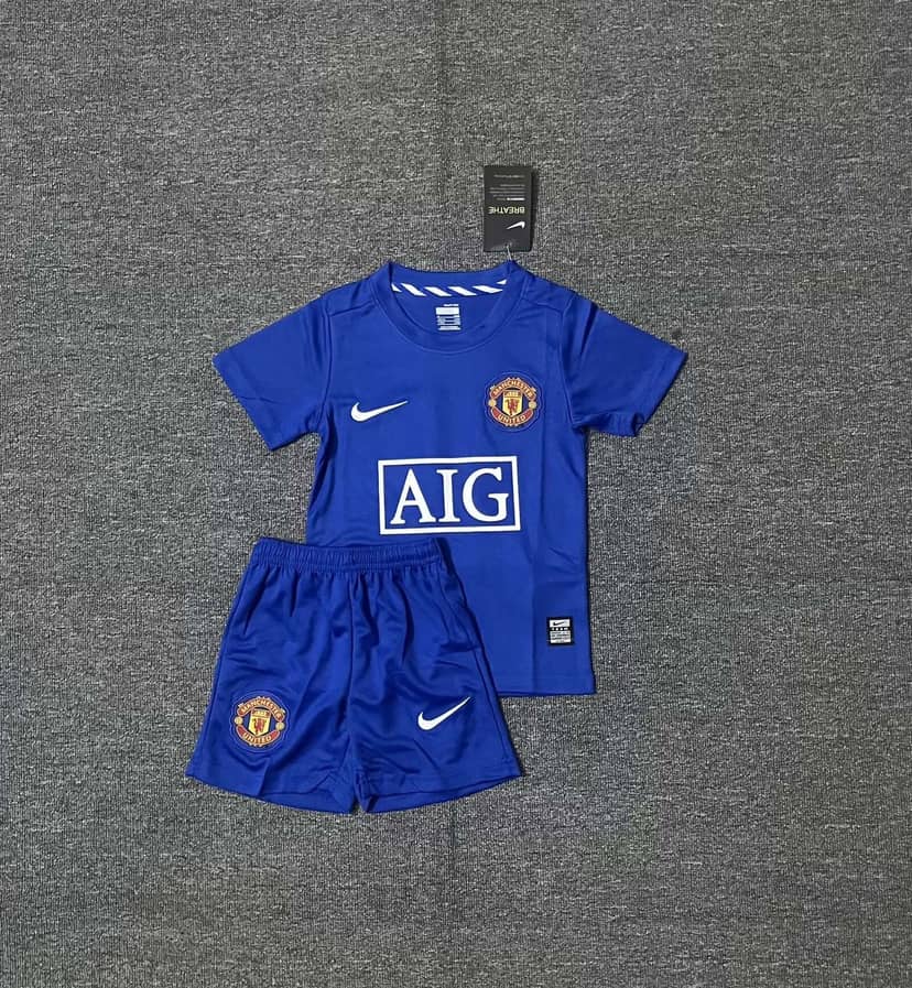Completino Bambino Retro Manchester United Away 2007/08