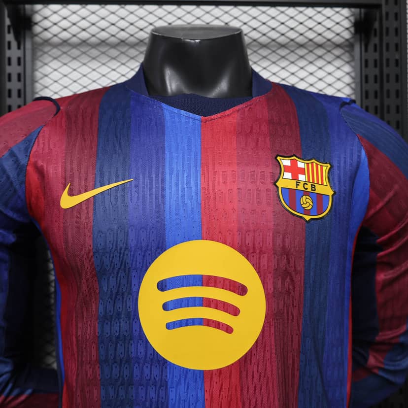 Camiseta Barcelona Primera Equipación 2026/27 Versión Jugador Manga Larga--2