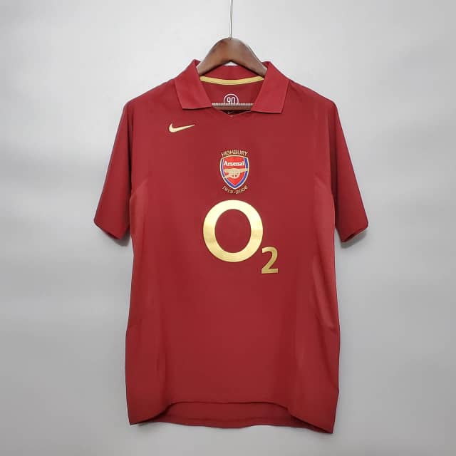 Camiseta Retro Arsenal Primera Equipación 2005/06