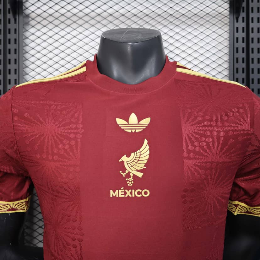 Koszulka Meksyku wersja Gold Cup 2025 wersja zawodnicza czerwona--4