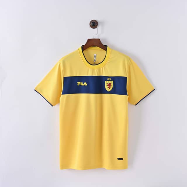 Koszulka Retro Szkocji wyjazdowa 2002