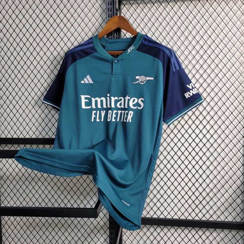Camisola Arsenal Terceira 2023/24--2