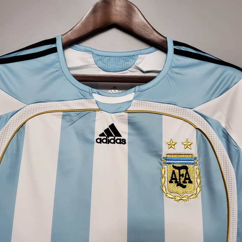 Maglia Retro Argentina Home 2006--2