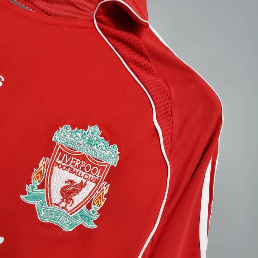 Maillot Retro Liverpool Domicile 2006/07--4