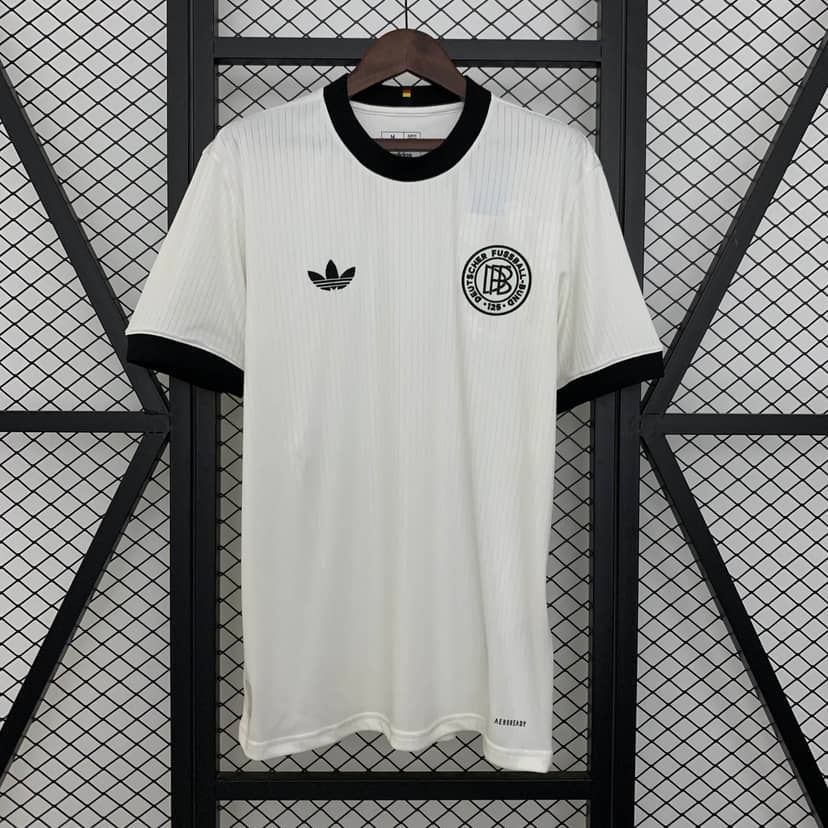 Camiseta Alemania Primera Equipación Edición 125º Aniversario 2025 Blanca