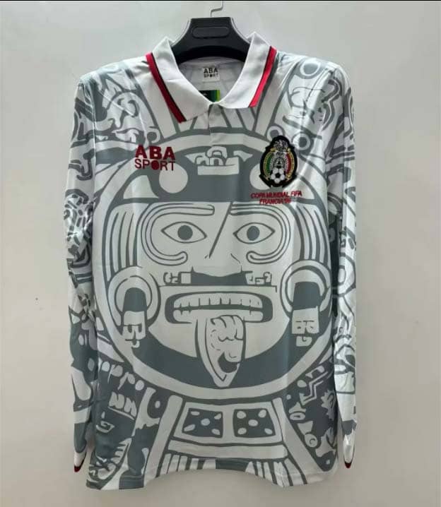Camiseta Retro México Segunda Equipación 1998 Manga Larga