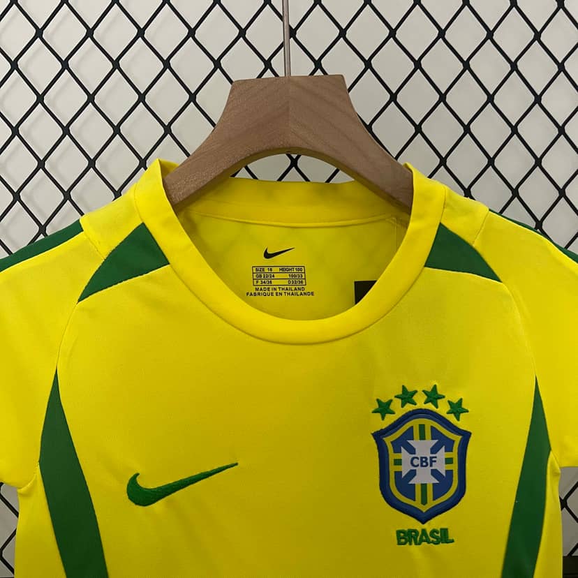 Dziecięcy zestaw Retro Brazylii domowy 2002--2