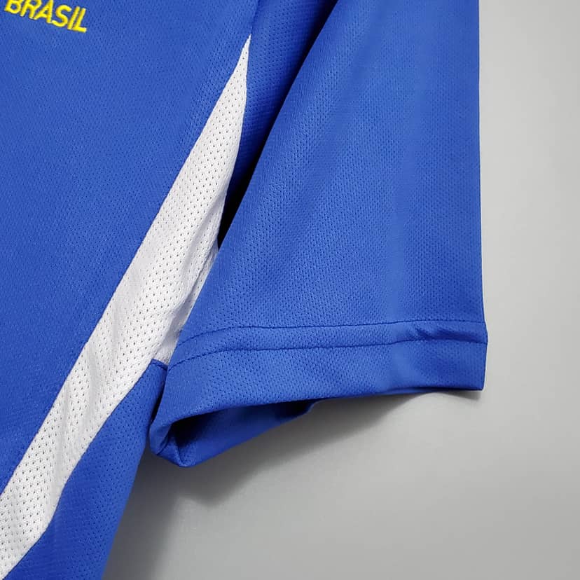 2002 Retro Brazil Away Jersey--7