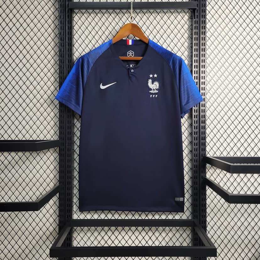 Camiseta Retro Francia Primera Equipación 2018