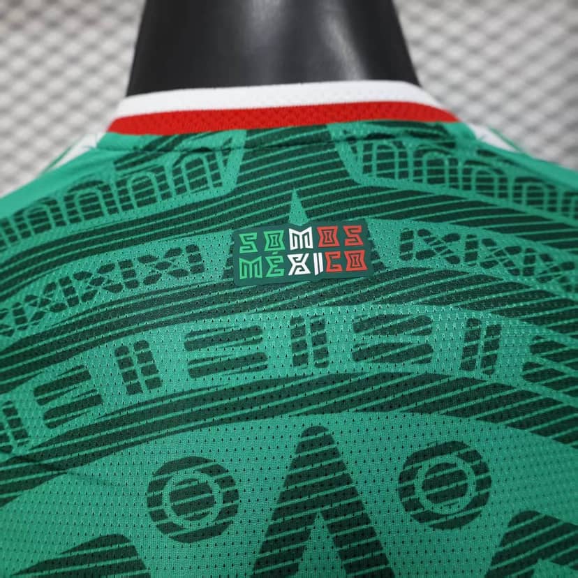 Camiseta México Primera Equipación 2026 Versión Jugador Manga Larga--3