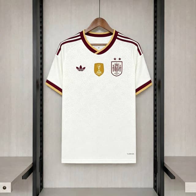 Camiseta España Segunda Equipación 2026 Campeona Dos Estrellas