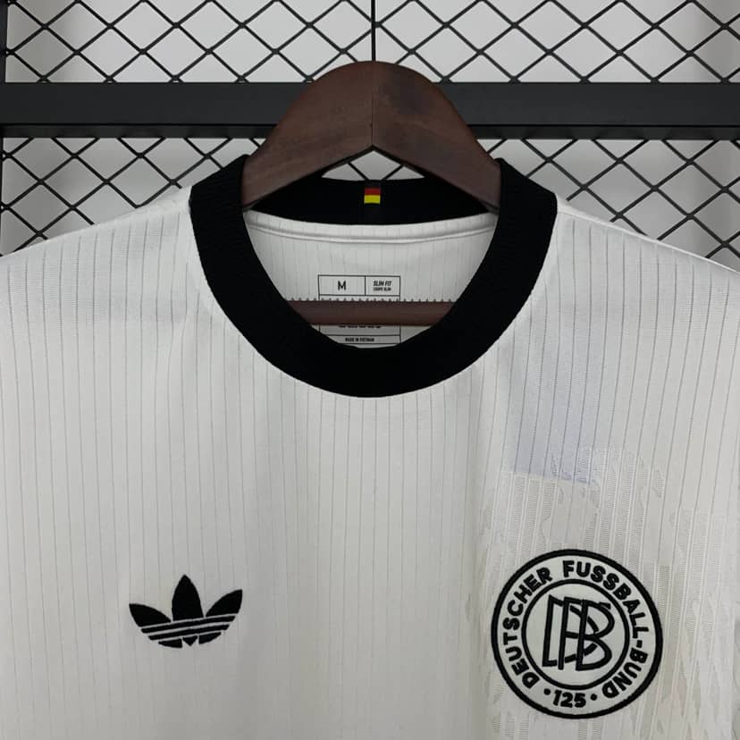 Camiseta Alemania Primera Equipación Edición 125º Aniversario 2025 Blanca--2