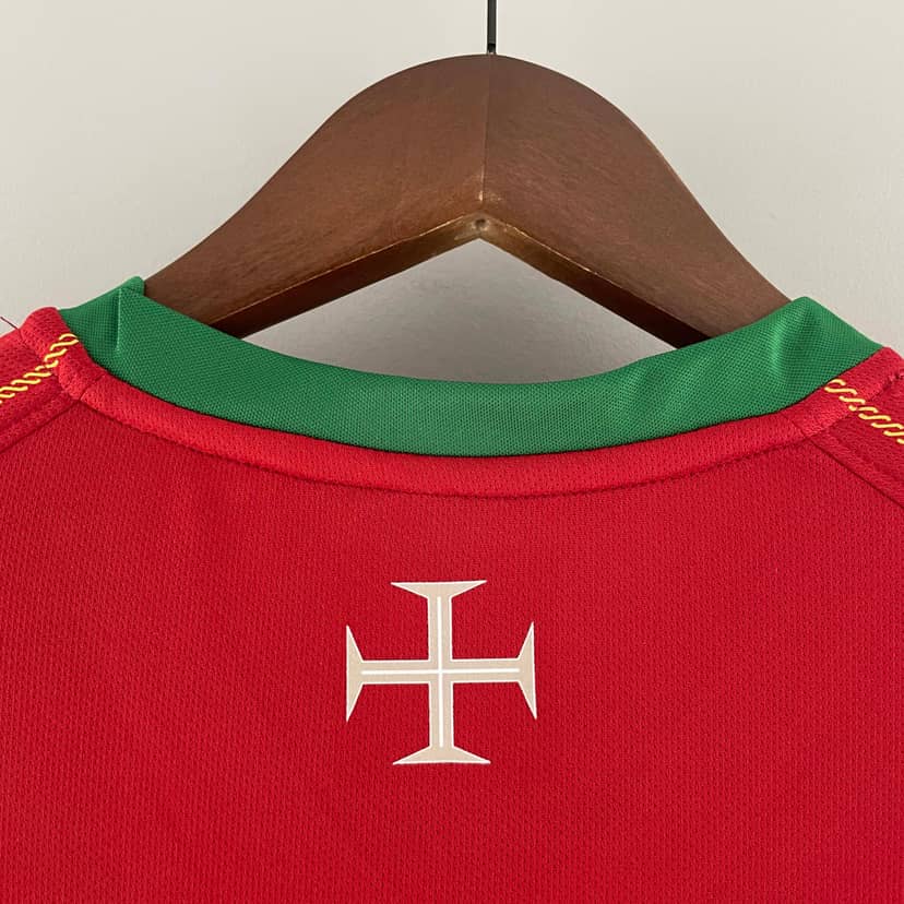 Camiseta Retro Portugal Primera Equipación 2006--3