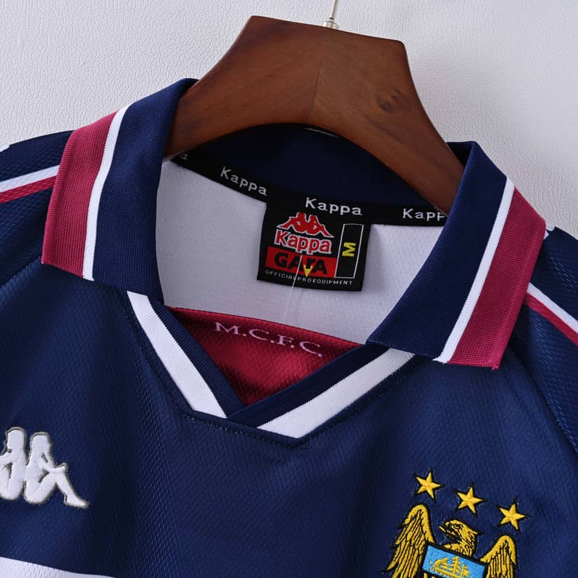 Koszulka Retro Manchesteru City wyjazdowa 1997/98--3