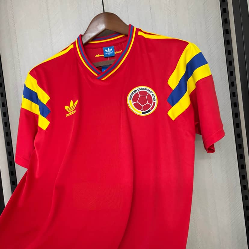 Maillot Retro Colombie Extérieur 1990--7