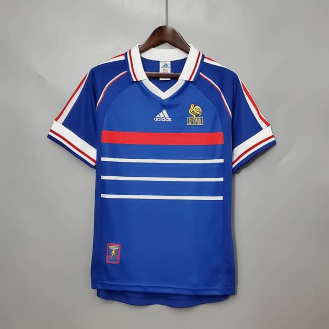 Koszulka Retro Francji domowa 1998