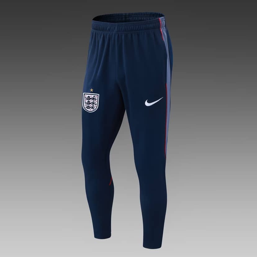 2026 England Half-Pull Training Suit Royal Blue Jersey Set--4