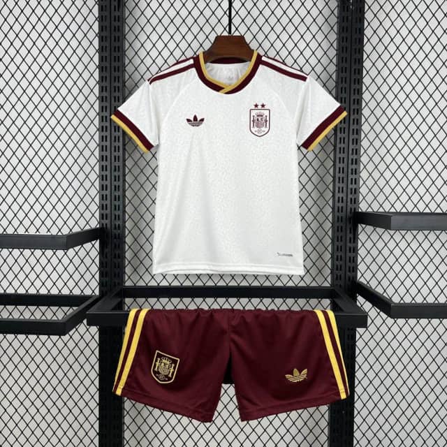 Camiseta España Segunda Equipación 2026 Campeona Dos Estrellas Niño