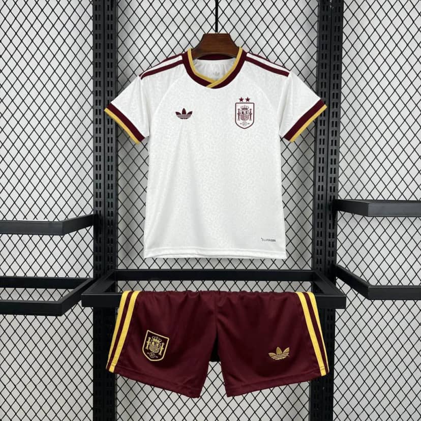 Completino Bambino Spagna Away 2026 Campionessa Due Stelle