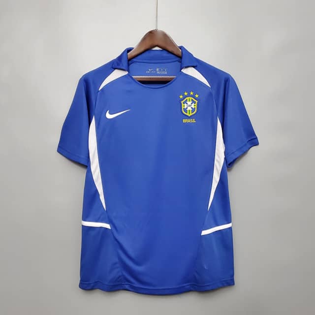 Koszulka Retro Brazylii wyjazdowa 2002