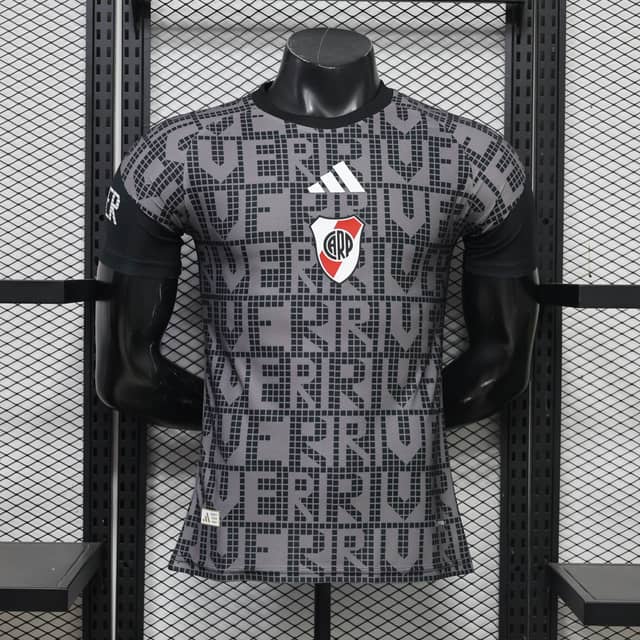 Koszulka przedmeczowa River Plate 2026/27 wersja zawodnicza czarna