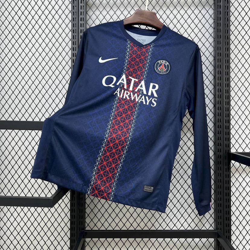 Maglia PSG Home 2025/26 Maniche Lunghe