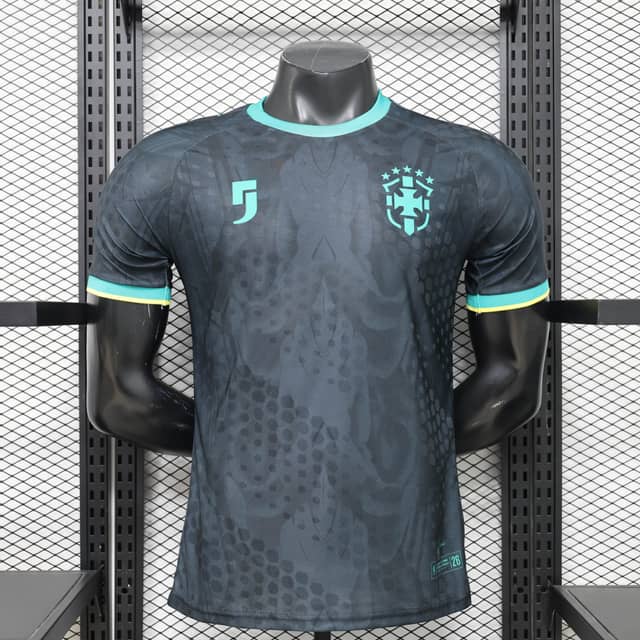 Camiseta Brasil 2026 Edición Especial Versión Jugador Negra