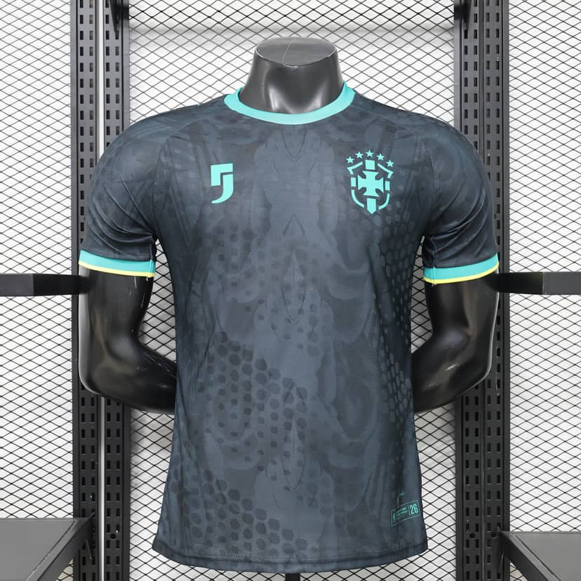 2026 Player Version Brazil Special Edition Black Shirt