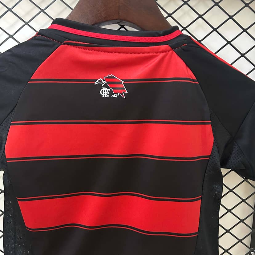 Conjunto Flamengo Principal 2025/26 Criança--3