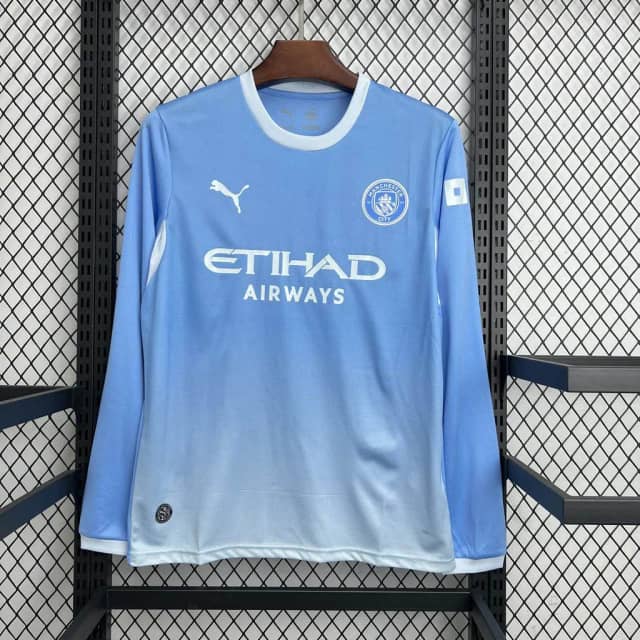 2026/2027 Long Sleeve Manchester City Home Shirt