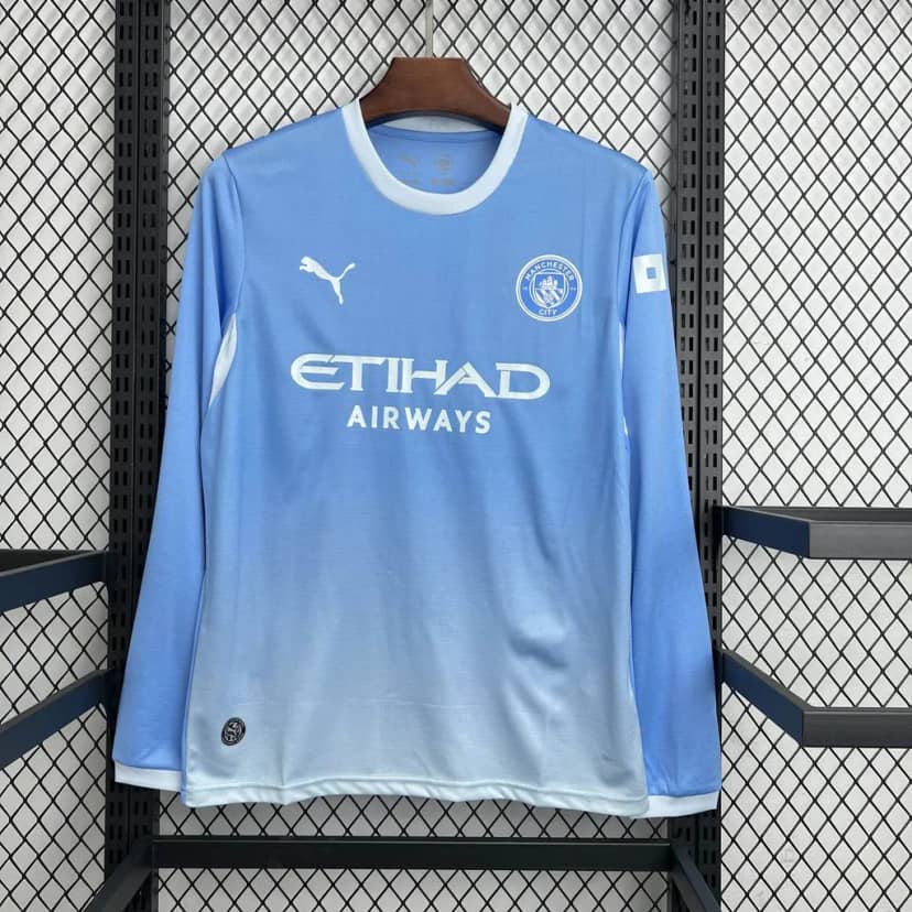 Camisola Manchester City Principal 2026/27 Manga Longa