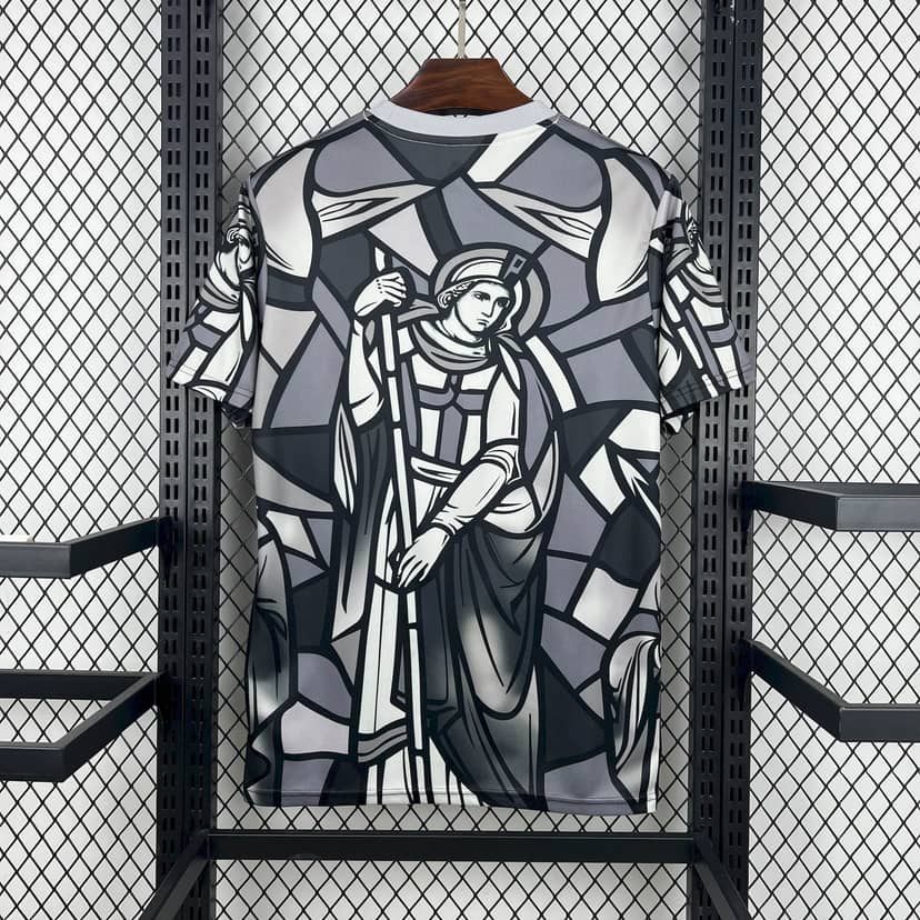 Maglia Pre-Match Inghilterra Edizione Collaborazione 2026 Girocollo Grigia--1