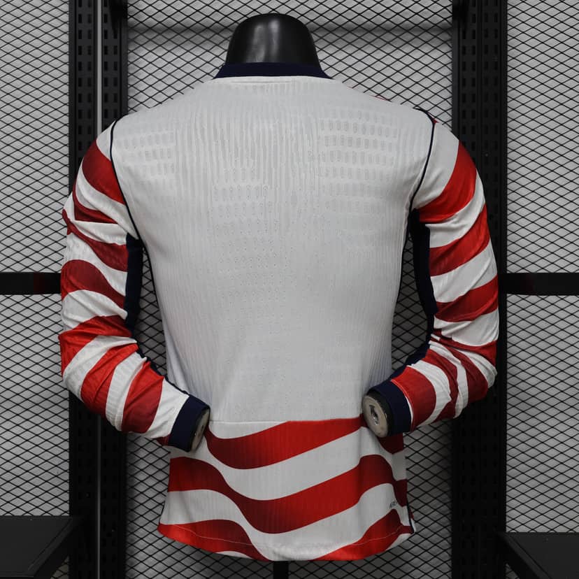 Maglia USA Home 2026 Player Version Maniche Lunghe--1
