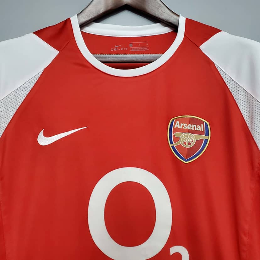 Camiseta Retro Arsenal Primera Equipación 2002/04--2