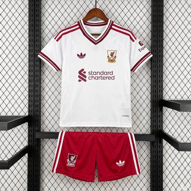 Dziecięcy zestaw Liverpoolu wyjazdowy 2026/27