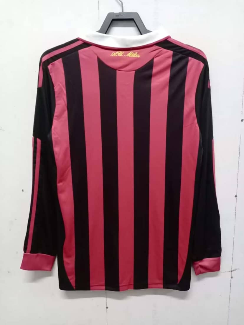 Maglia Retro AC Milan Home 2009/10 Maniche Lunghe--1