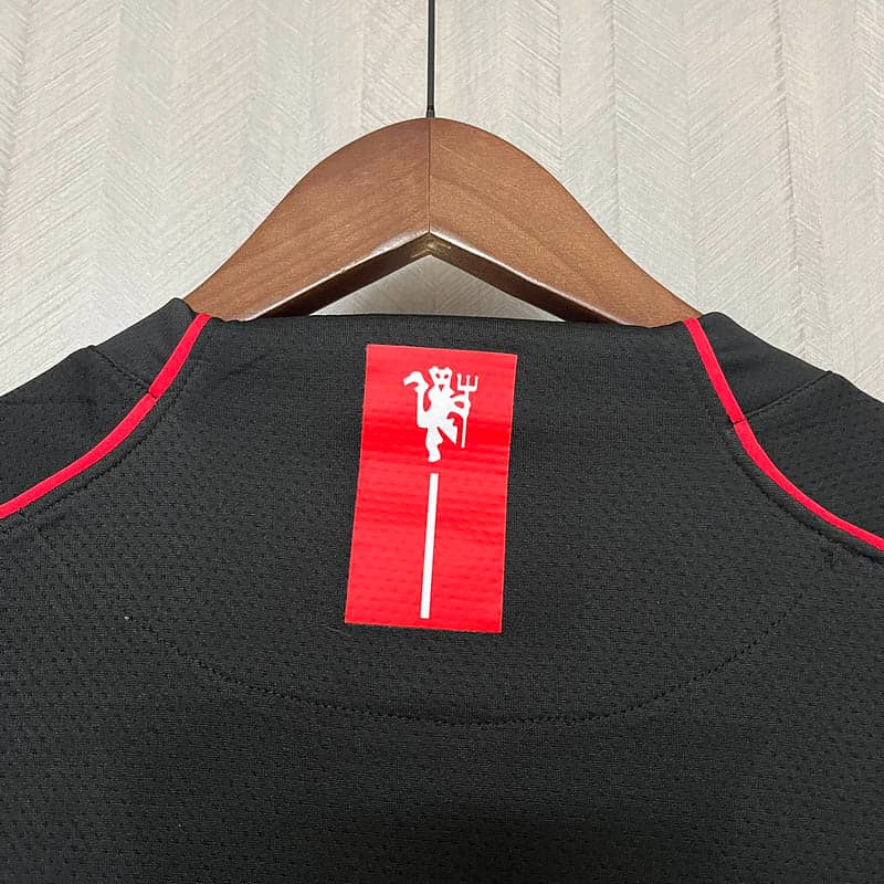 Maglia Retro Manchester United Third 2007/08 Maniche Lunghe--6