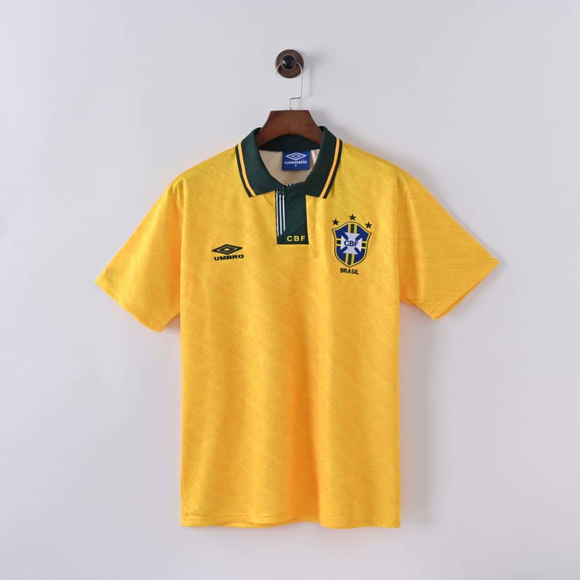 Camiseta Retro Brasil Primera Equipación 1991/93