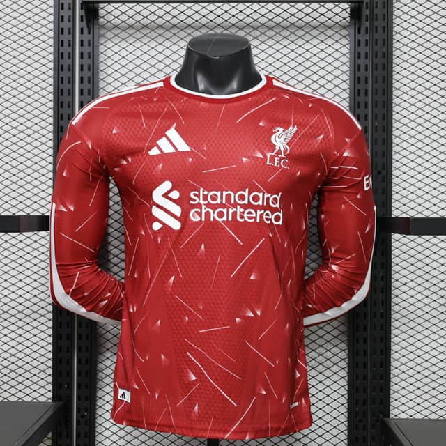 Koszulka Liverpoolu domowa 2026/27 wersja zawodnicza z długim rękawem