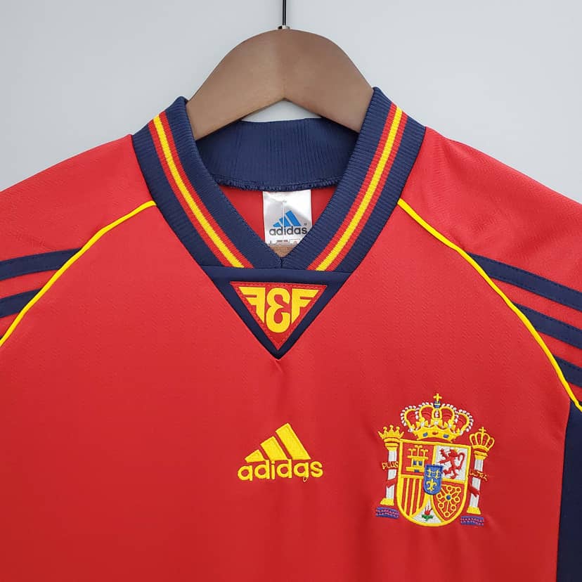 Maillot Retro Espagne Domicile 1998--2
