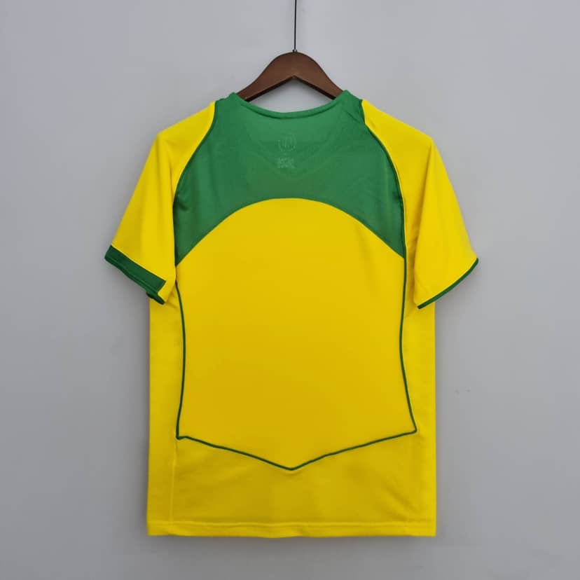 Camiseta Retro Brasil Primera Equipación 2004--1