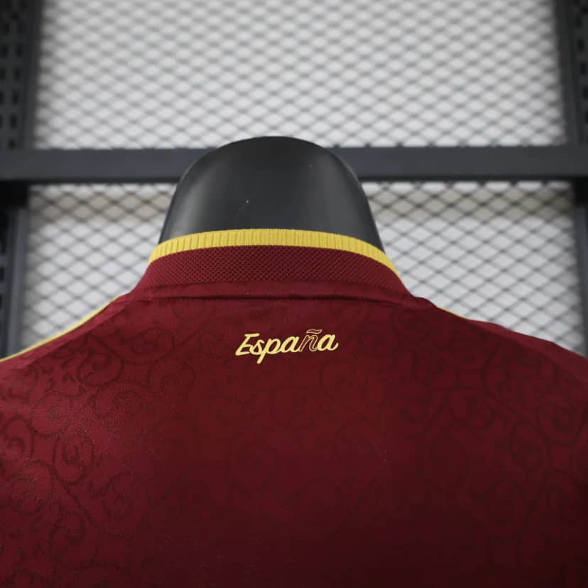 Maillot Espagne 2026 Édition Spéciale Version Player Bordeaux--3