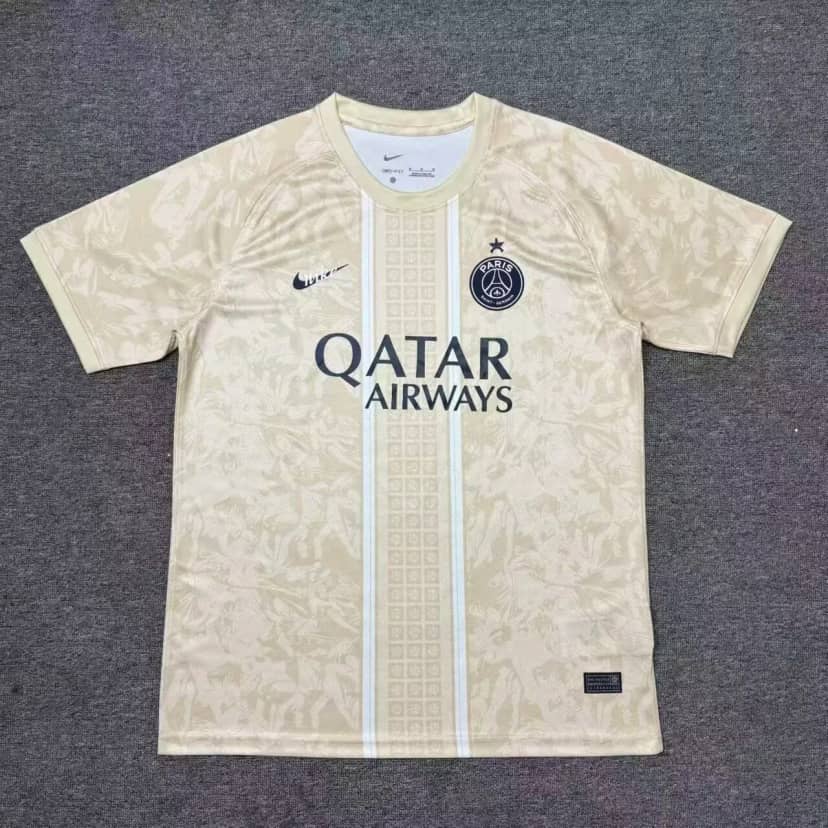 Koszulka treningowa PSG 2026/27 beżowa