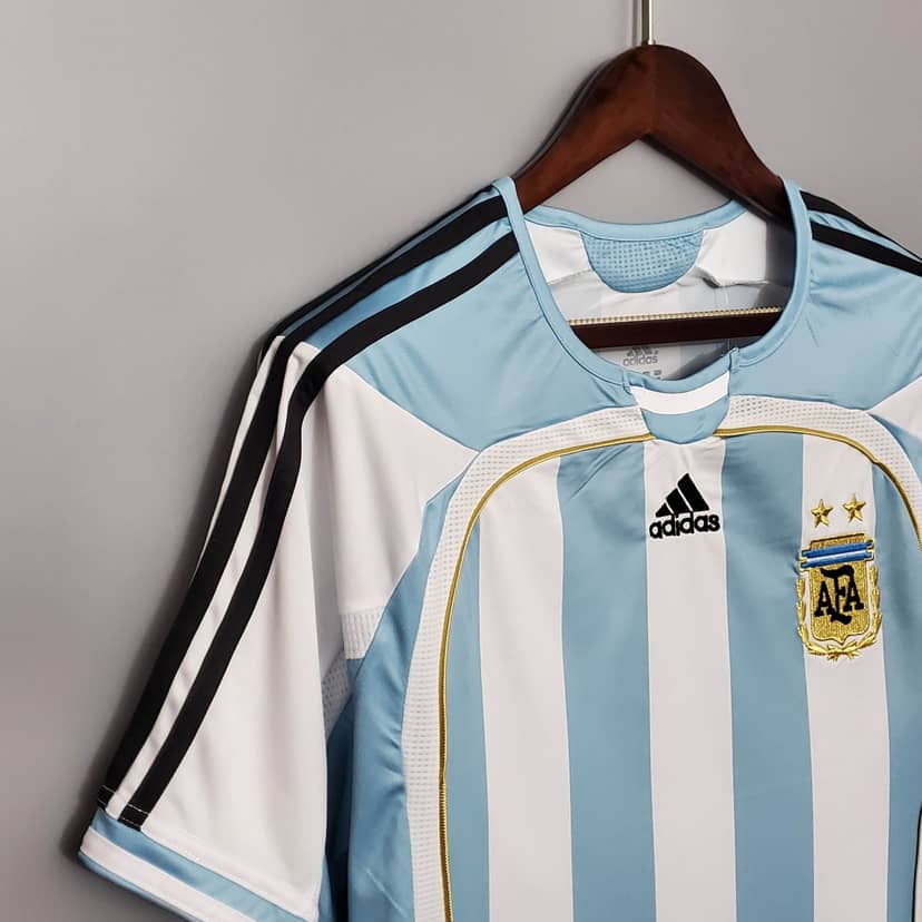 Maglia Retro Argentina Home 2006--3