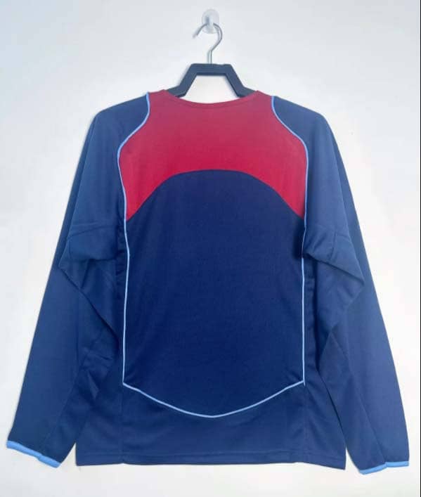 Koszulka Retro Atlético Madryt wyjazdowa 2004/05 z długim rękawem--1