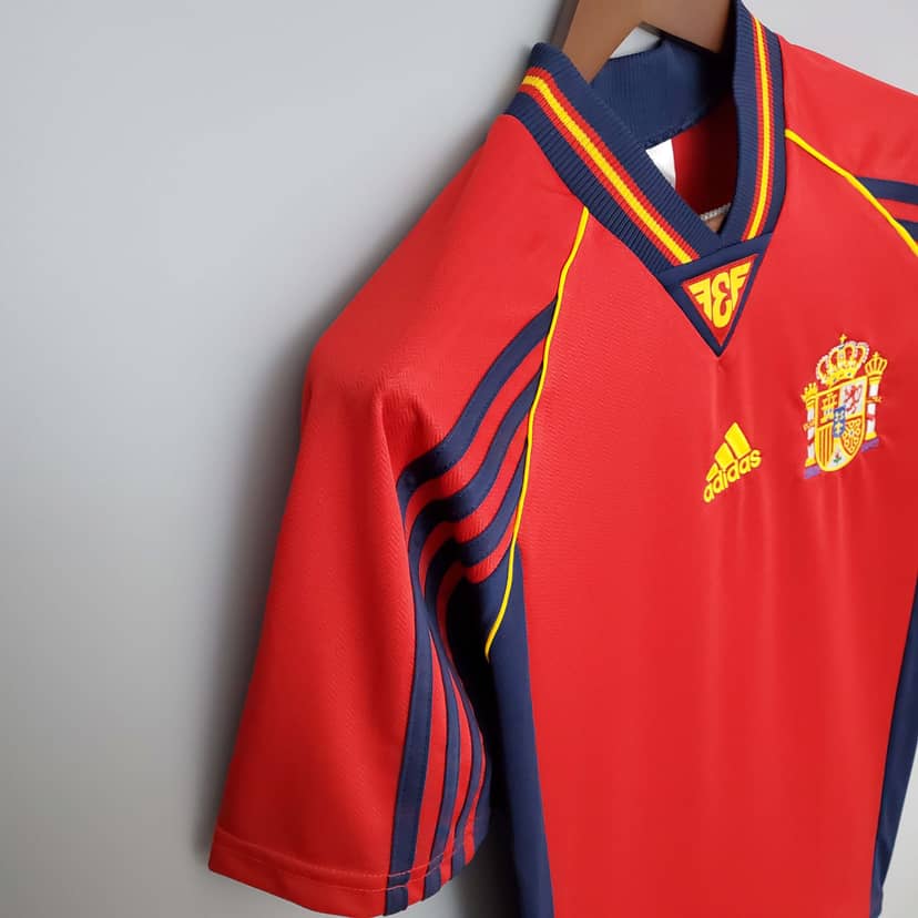 Maillot Retro Espagne Domicile 1998--4