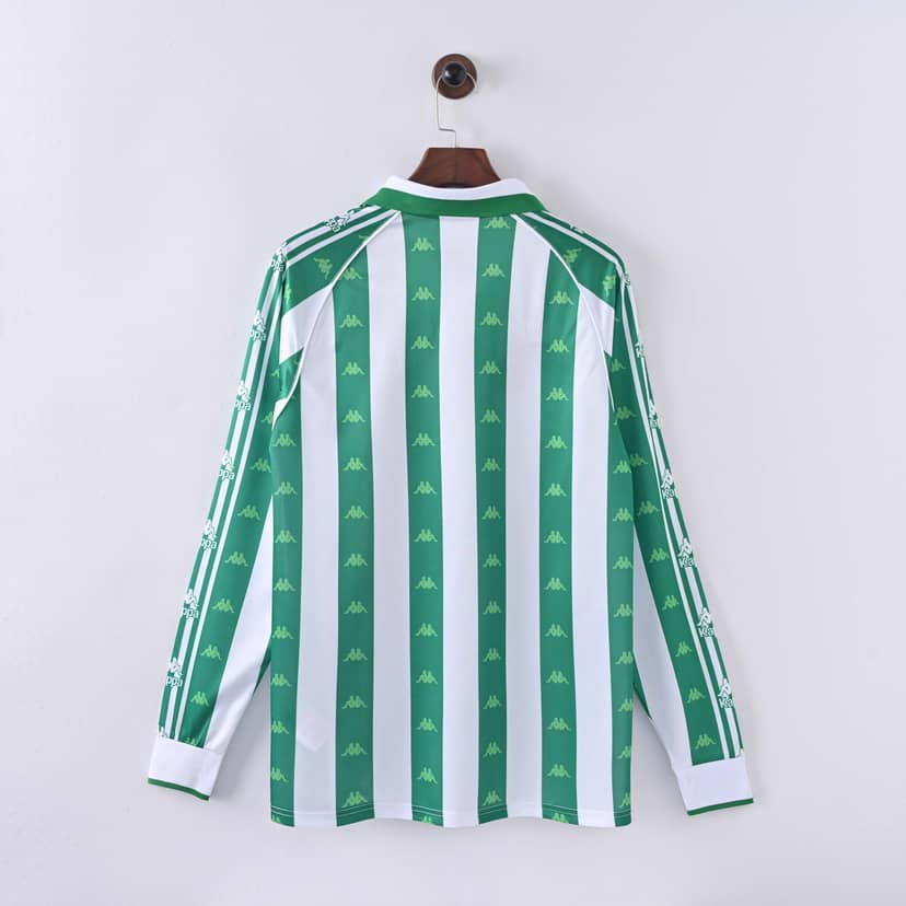 1995/1997 Retro Long Sleeve Real Betis Home Shirt--1